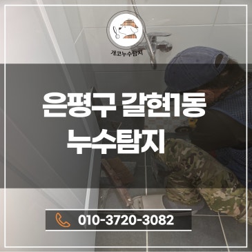 은평구 갈현1동 누수탐지｜욕실 바닥 배관 파손 정밀 진단 사례